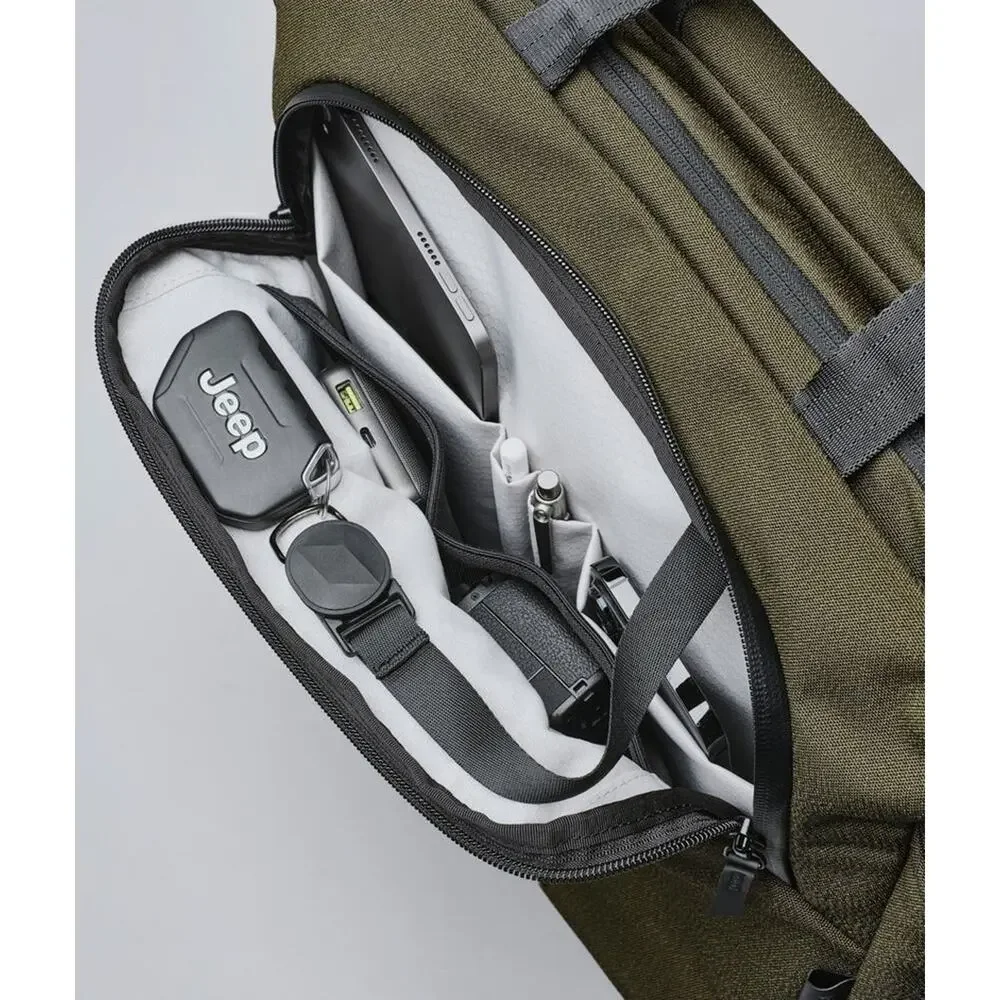 NWT Alpaka Bravo Travel Laptop Tote 14L  Bag Army Green | Axoflux 600D
